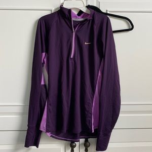 Purple Nike quarter zip